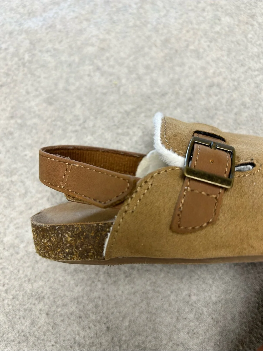 Old Navy Faux-Suede Clogs for Toddler Girls Tan Size 11